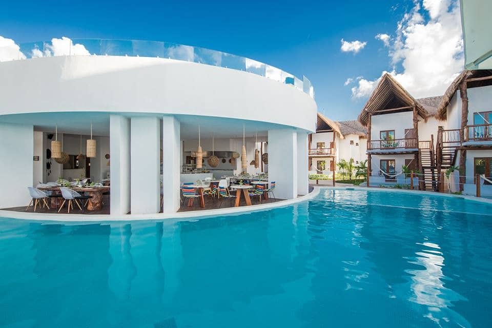 Pool at Balcony at Villas Hm Palapas Del Mar, Holbox