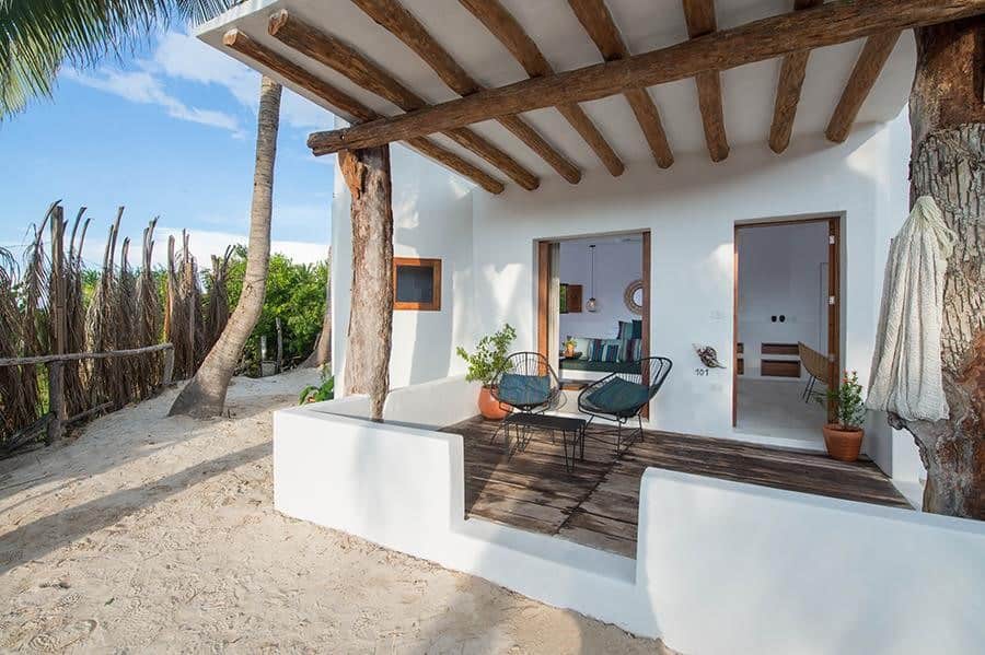 Room terrace at Balcony at Villas Hm Palapas Del Mar, Holbox