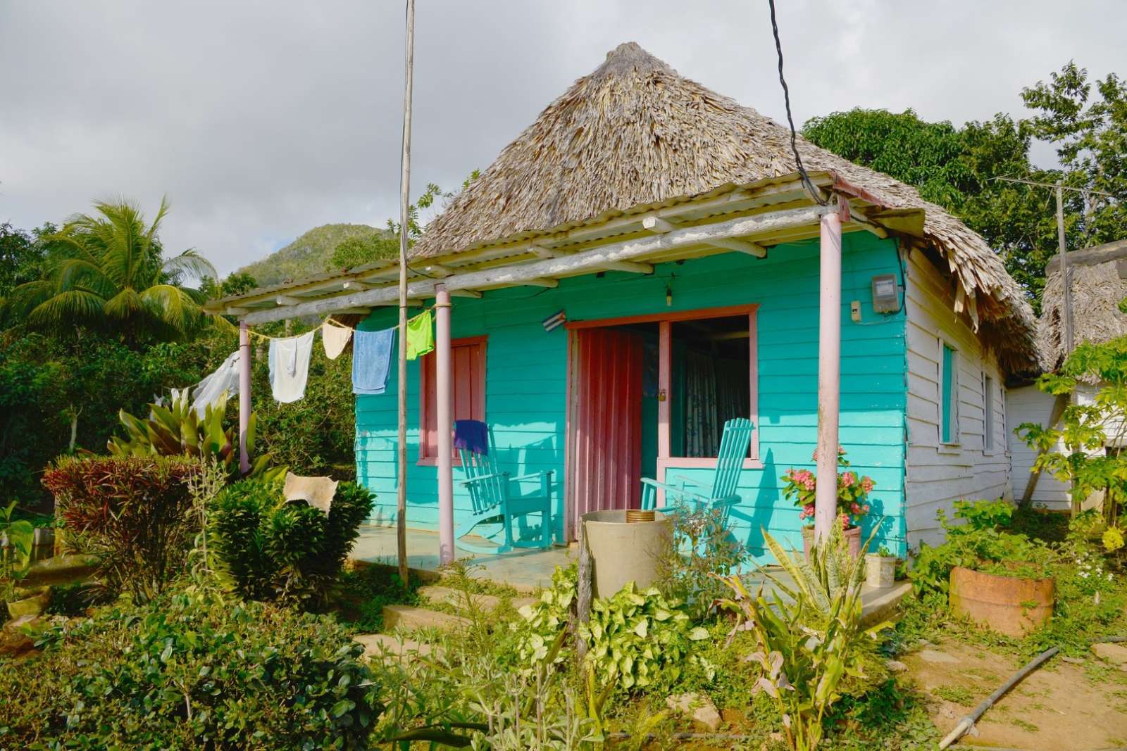 Small farmhouse in the Vinales countryside, Cuba