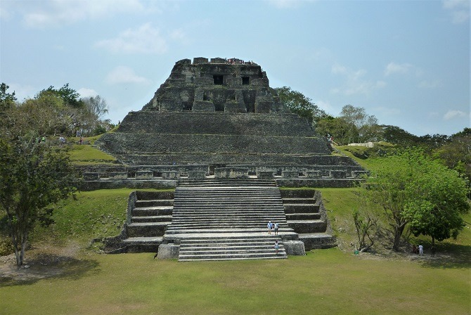 The main pyramid at Xunantunich
