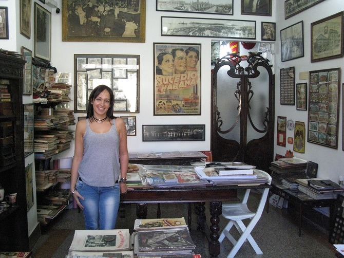 Memorias Libreria, an antique shop in Old Havana, Cuba