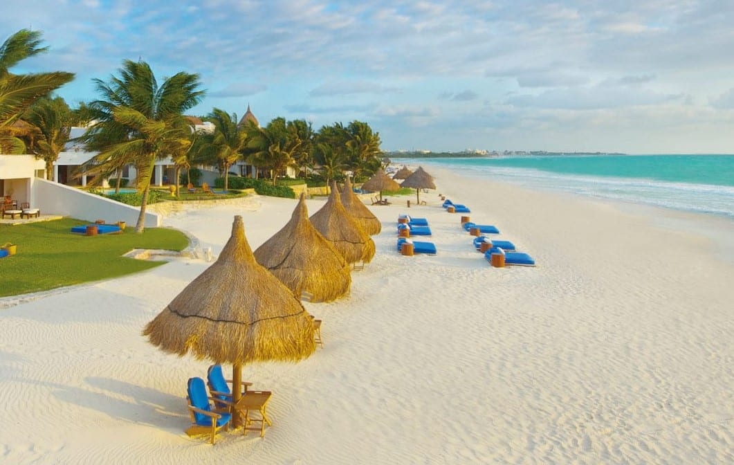 The beach at Belmond Maroma Resort