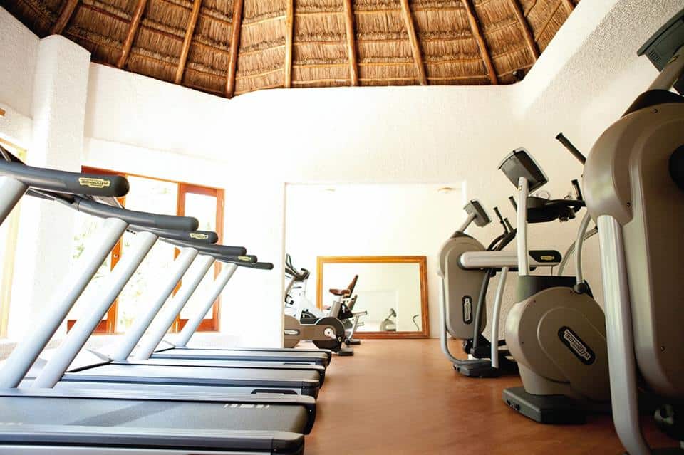 Gym equipment at Belmond Maroma Resort