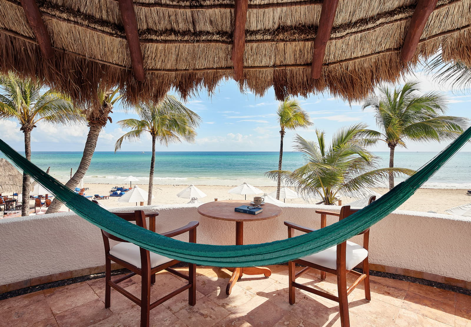 Seaview balcony and hammock at Belmond Maroma Resort