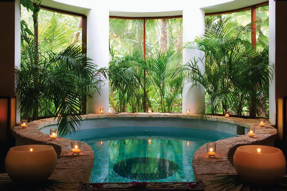 Spa pool at Belmond Maroma Resort