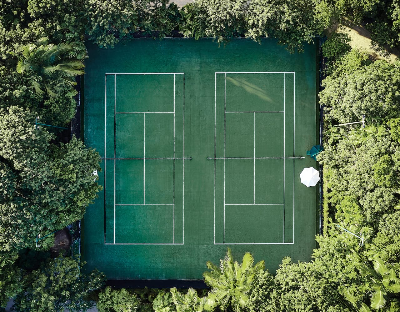 Tennis courts at Belmond Maroma Resort