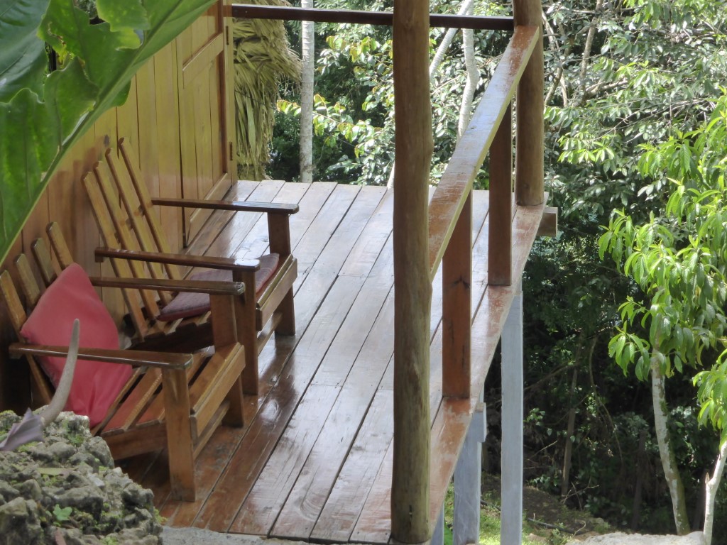 Room balcony at Hotel El Portal, Semuc Champey