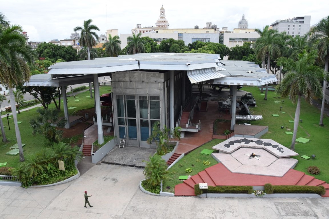 Granma yacht at Museum of the Revolution in Havana