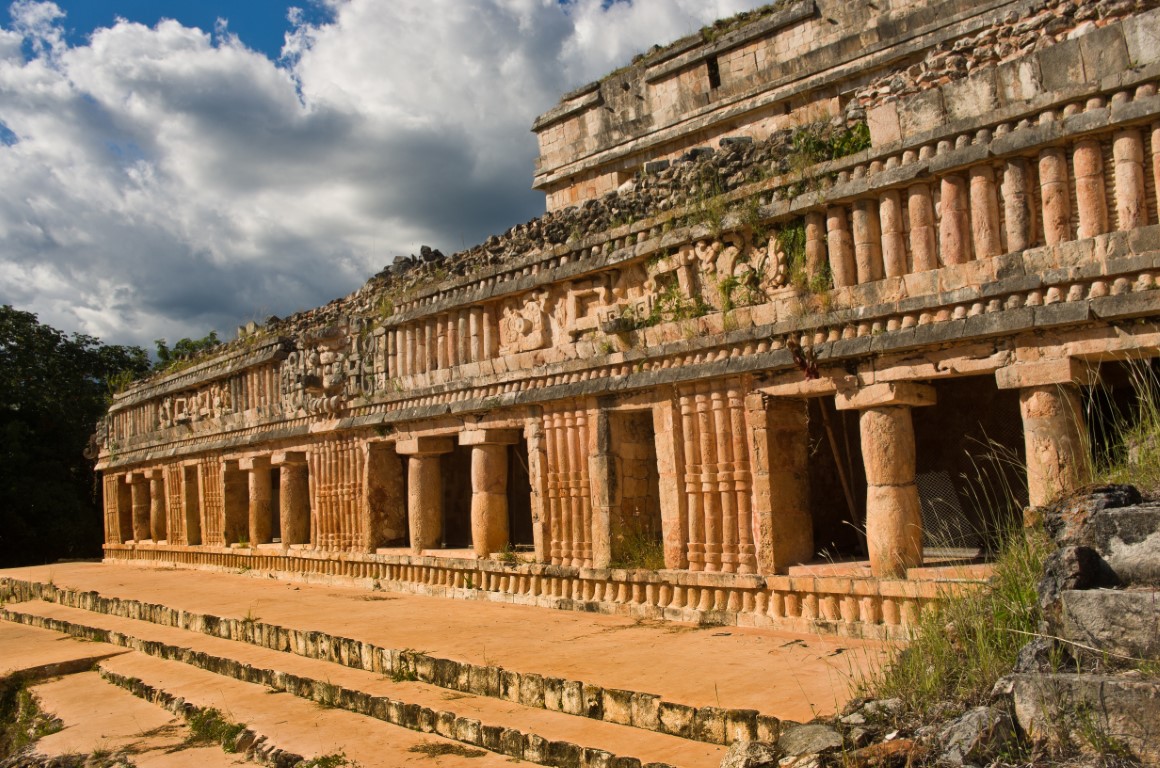 Ruins of Sayil in the Yucatan