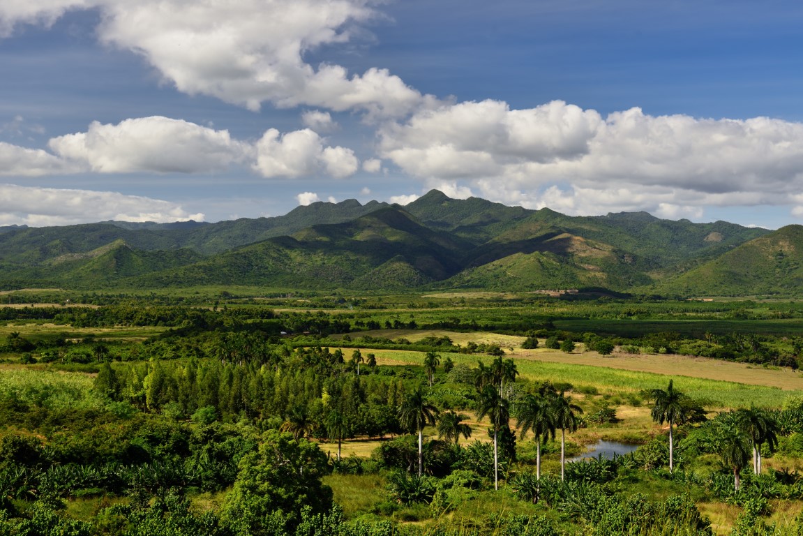 The beautiful scenery of the Valley of the Sugar Mills in Cuba