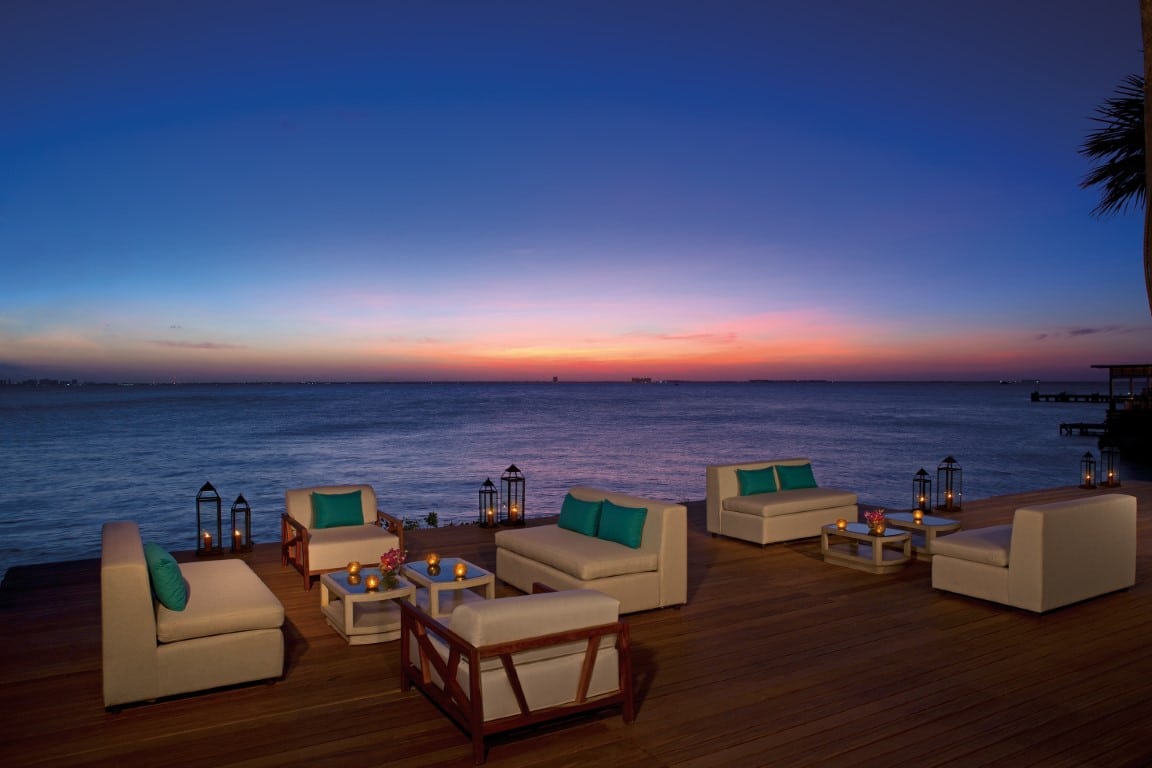 Sunset deck at Zoetry Villa Rolandi