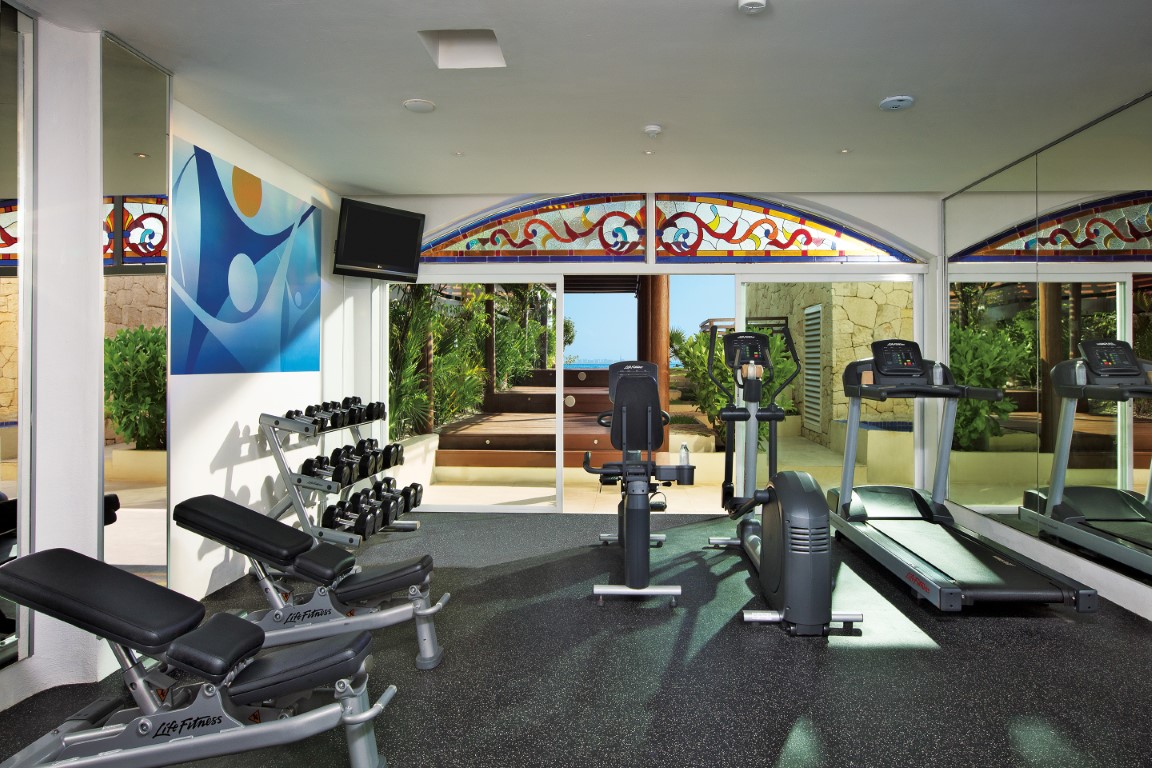 Gym and wellness centre at Zoetry Villa Rolandi