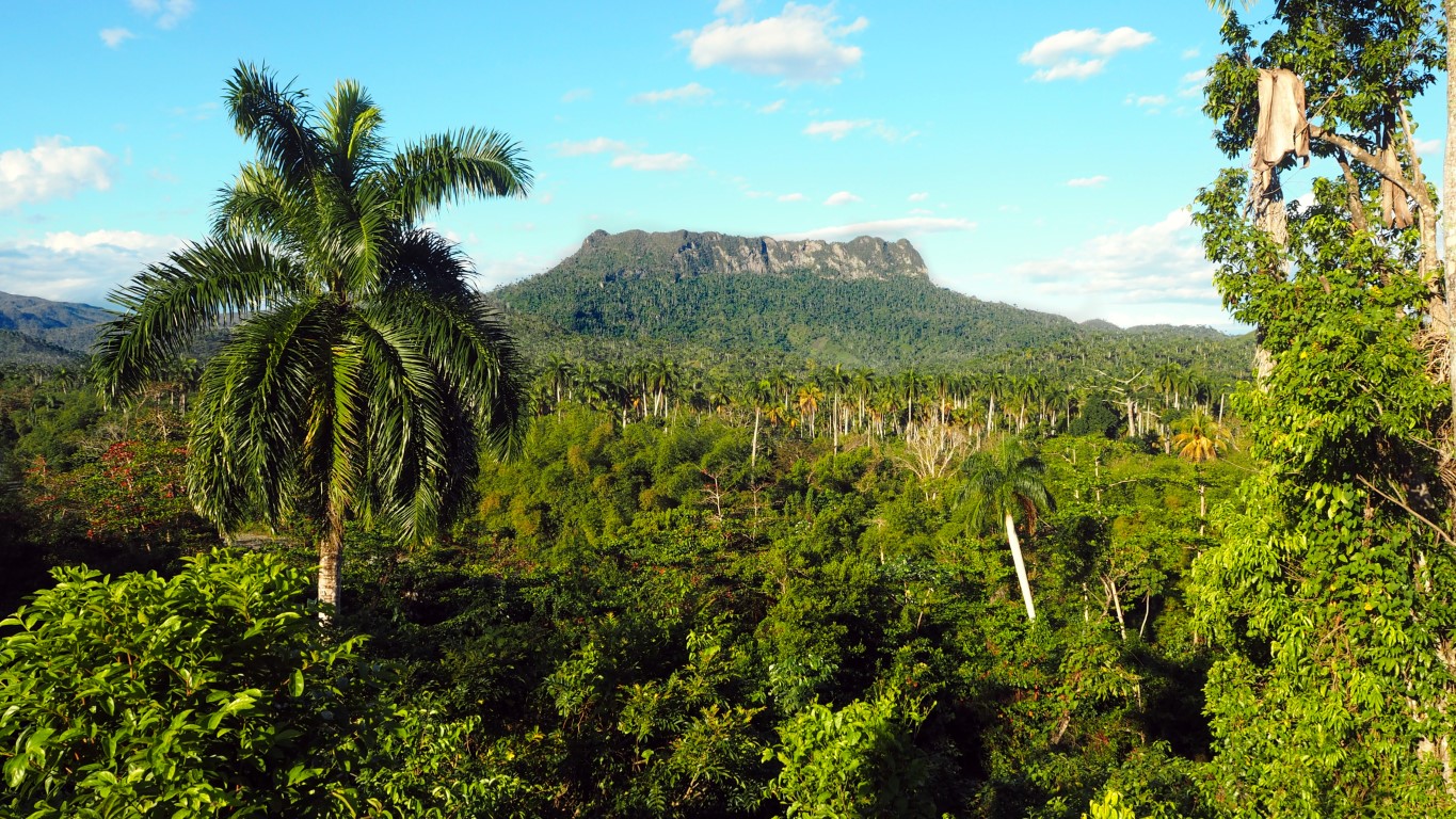 El Yunque in Baracoa is a popular destination on Cuba walking holidays