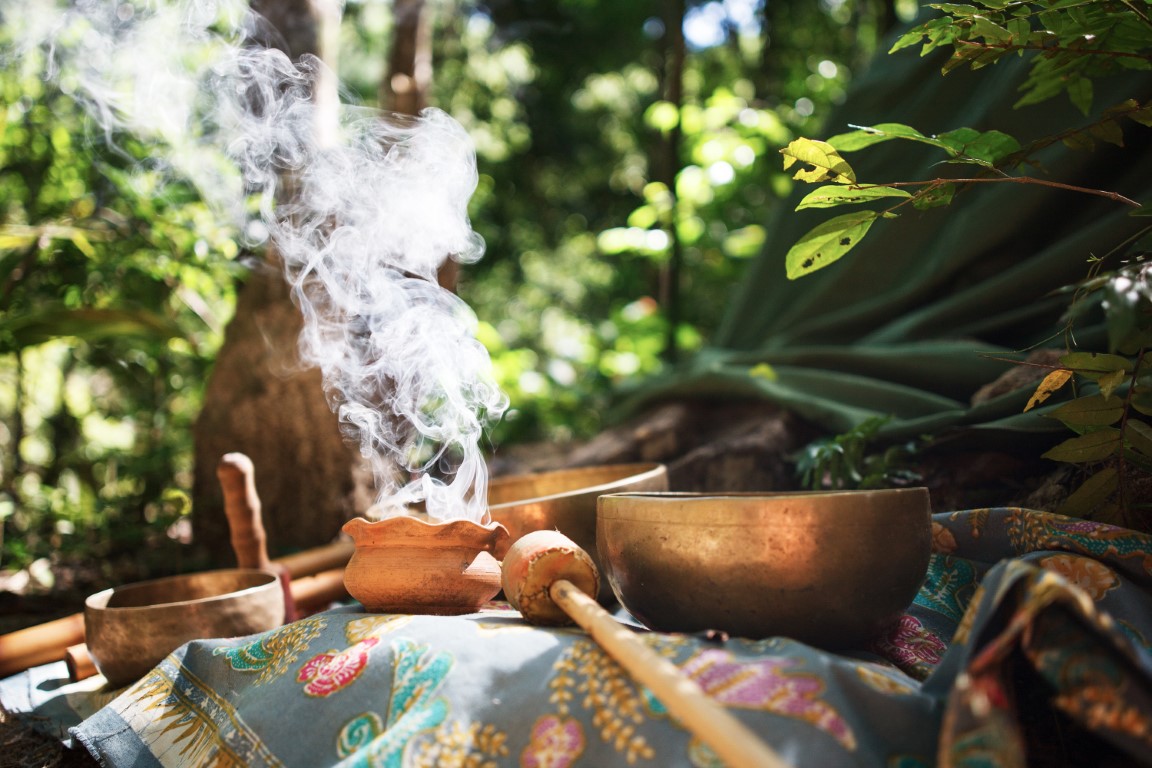 A traditional Temazcal in the Yucatan Peninsula of Mexico