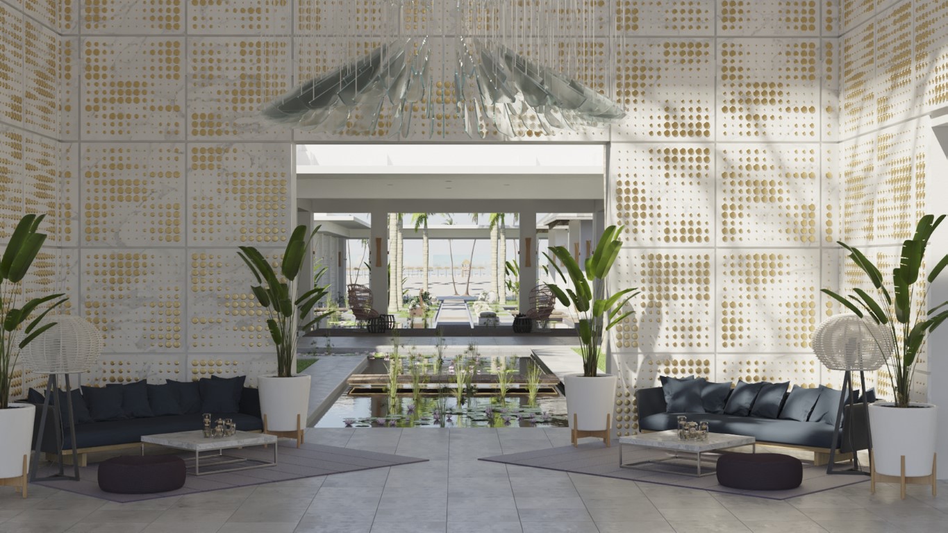 Melia Trinidad Seating Ponds