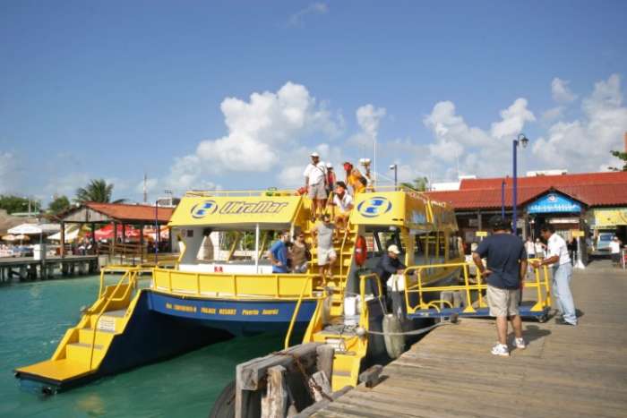 The ferry to Isla Mujeres