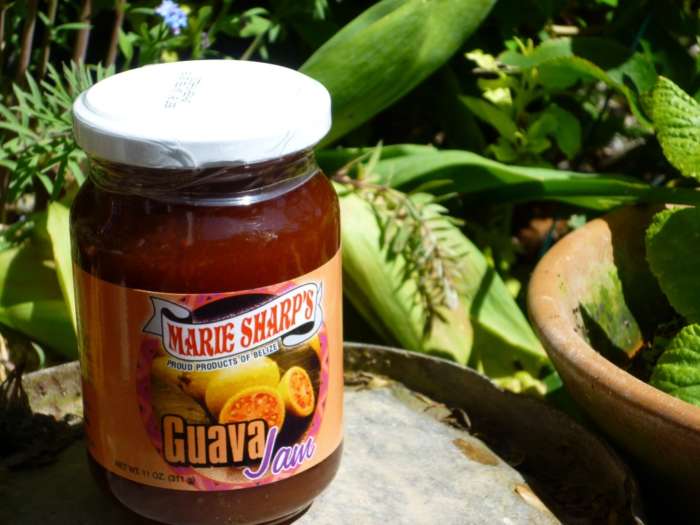 A jar of Marie Sharp's guava jam