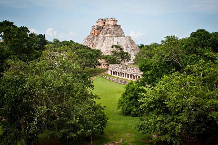 Main pyramid at Uxmal