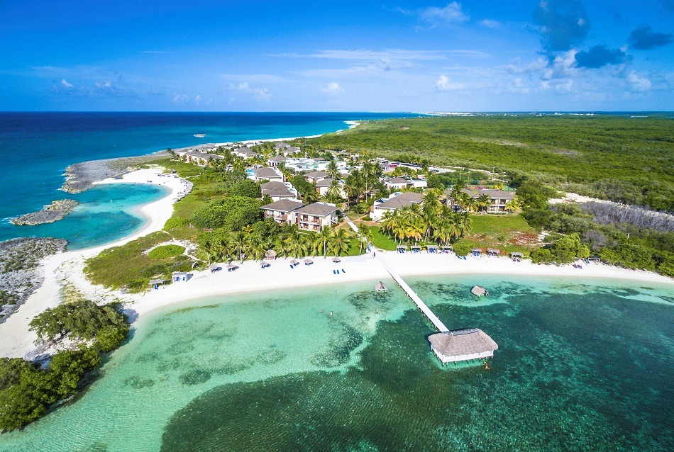 Cayo Santa Maria aerial view