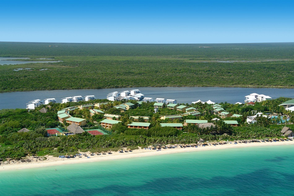 Aerial view of Melia Cayo Coco