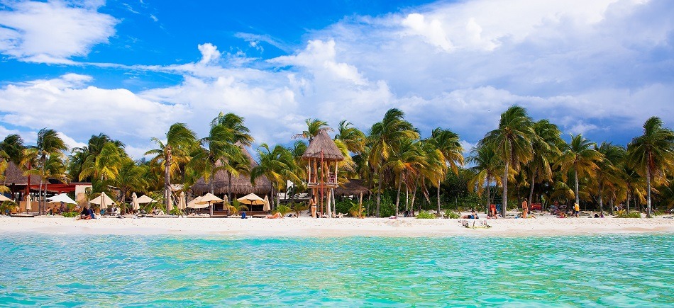 A beautiful beach in Mexico