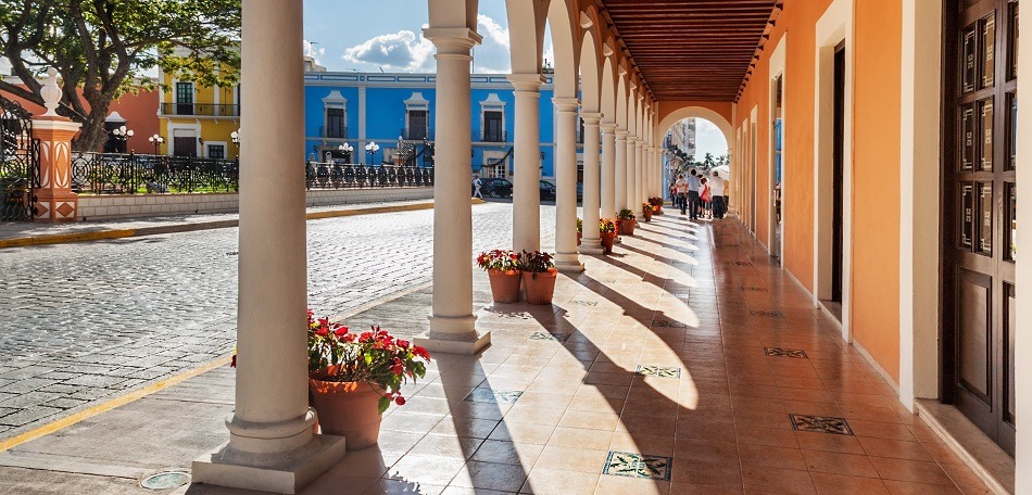 Main square in Campeche