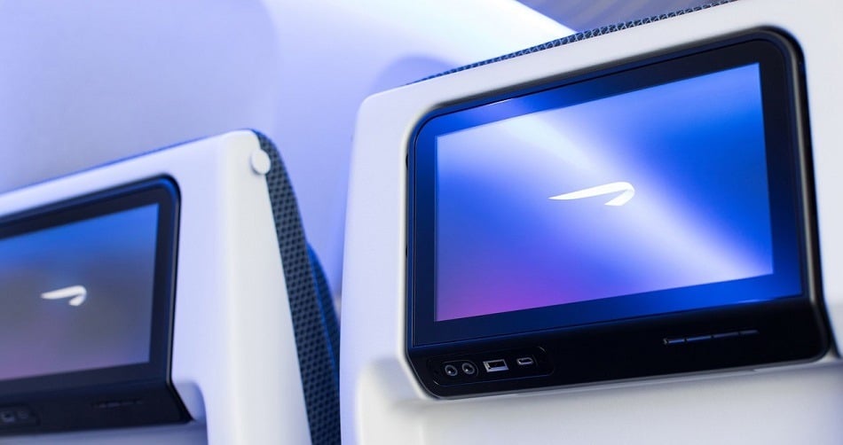 British Airways Seatback Tv