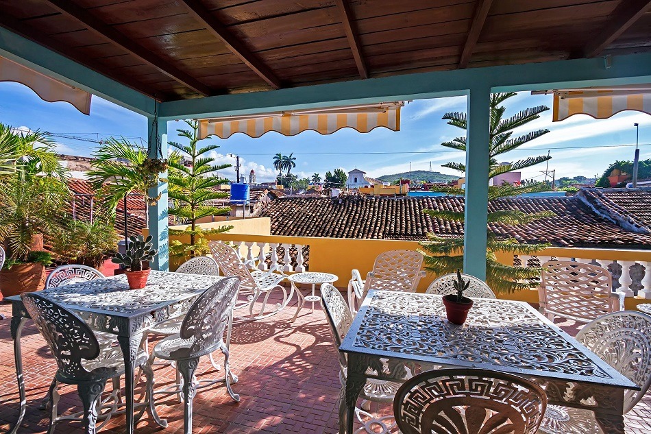 Roof terrace at Casa Magdalena