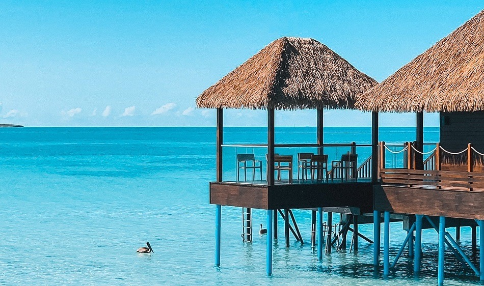 Luxury beach hotel in Cuba