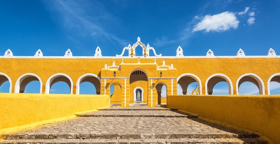 Steps in monastery