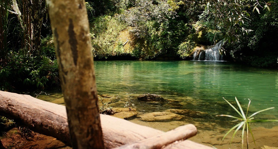 Natural pool in Cuba