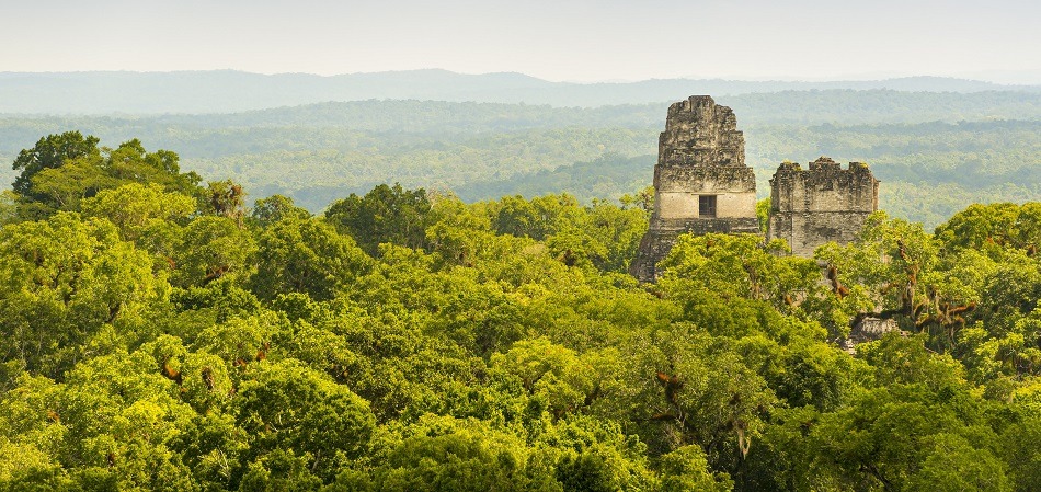 Mayan ruins at Tikal