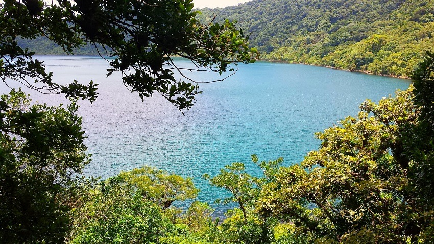 Crater lake at Ipala volcano