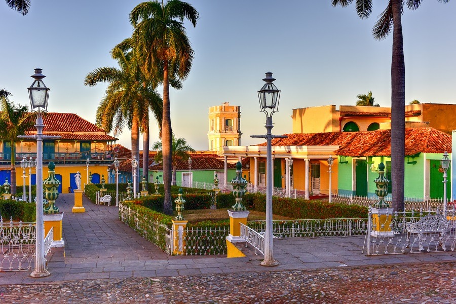 Plaza Mayor in Trinidad, Cuba