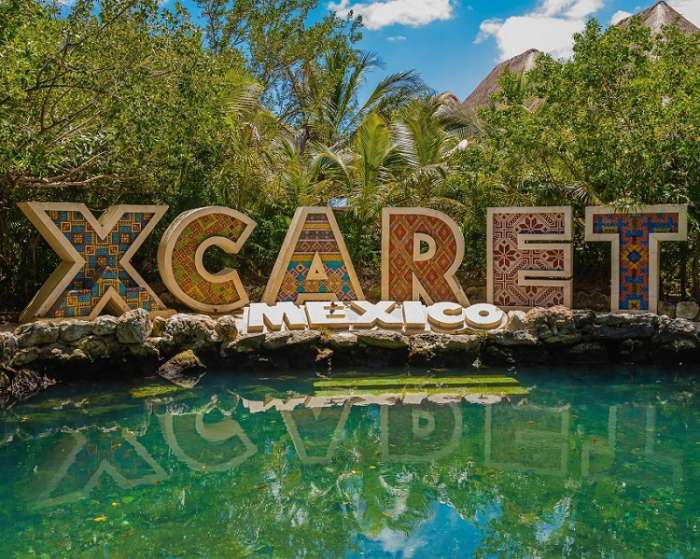 Xcaret sign