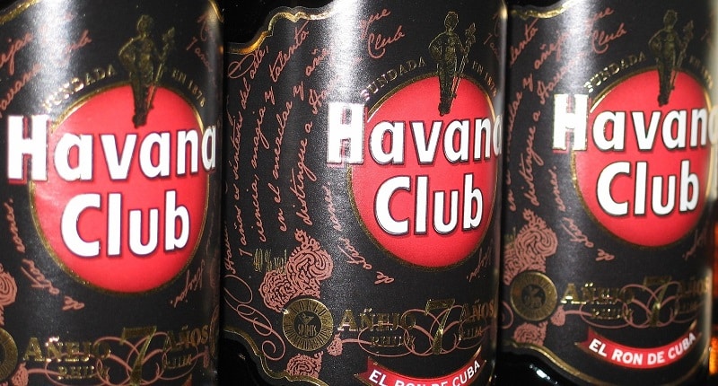 Bottles of Havana Club Rum