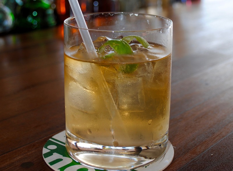 Cuban rum cocktail