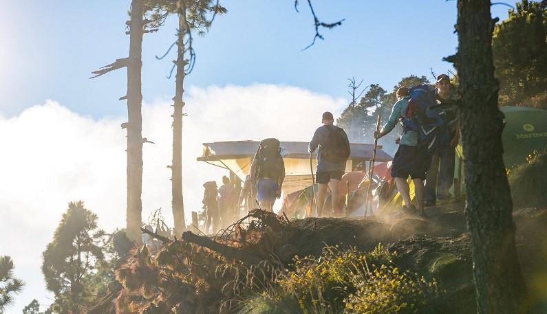 Trekking Acatenango volcano