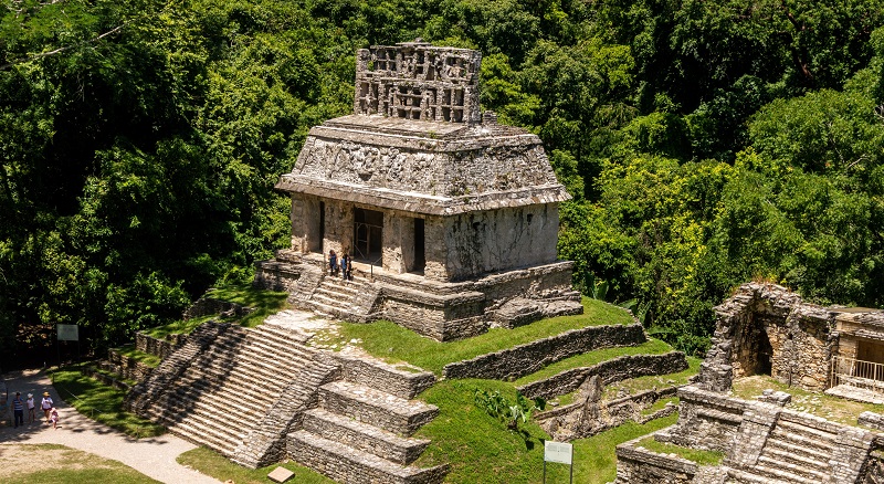 The ruins of Palenque in Chiapas