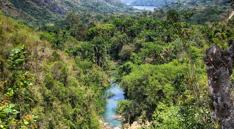 View towards Lake Hanabanilla from El Nicho