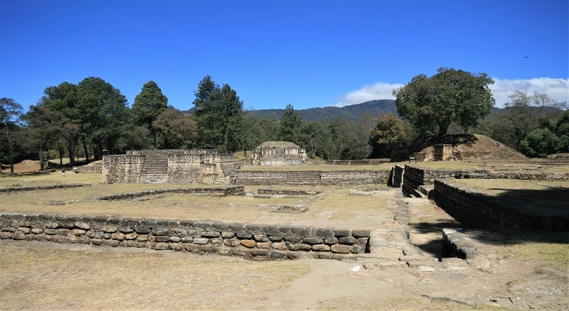 Iximche ruins on the Ruta Maya