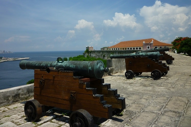 Cannons at La Cabana in Havana