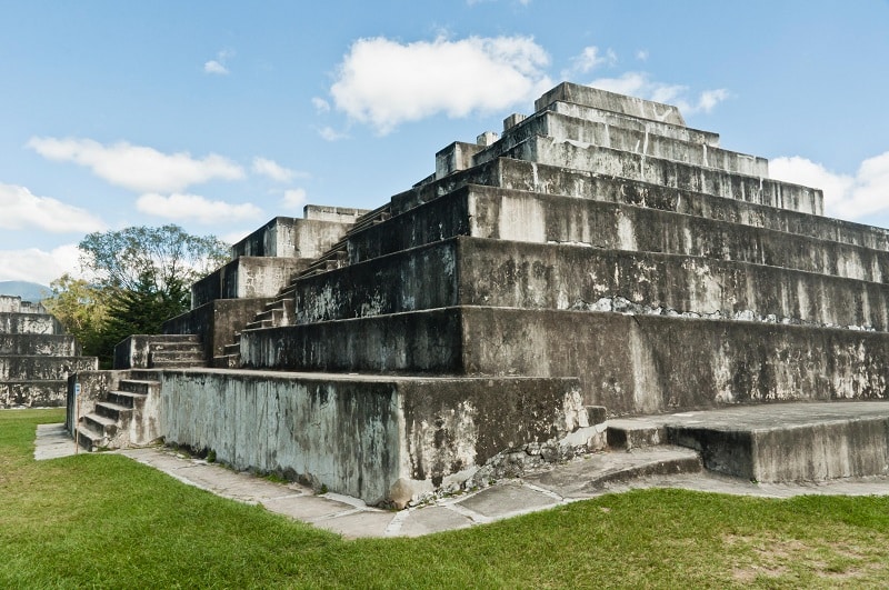 Maya pyramid in Guatemala