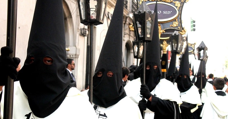 Semana Santa Procession in Antigua, Guatemala