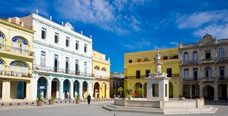 Plaza Vieja in Habana, Cuba