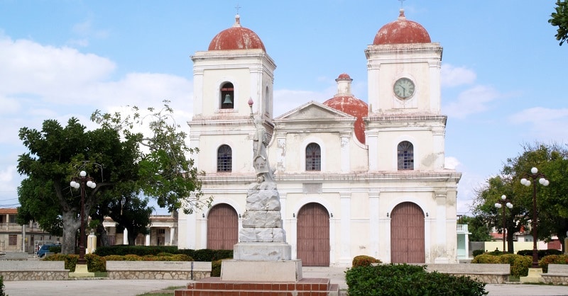 Exterior of church in Gibara, Cuba