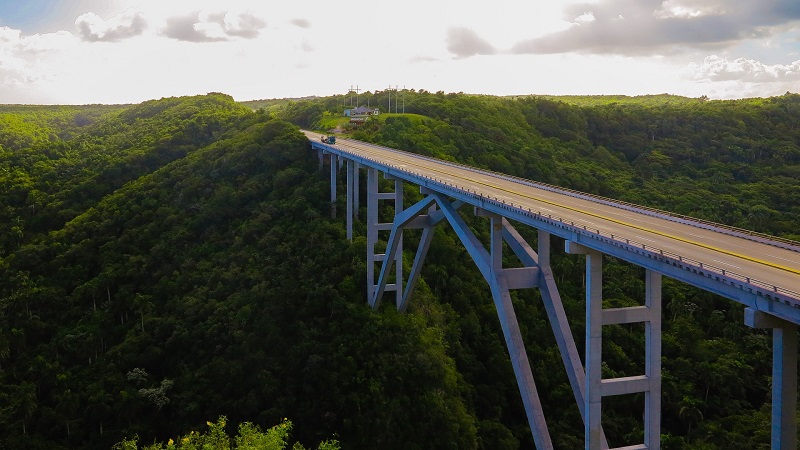 Cuba Bridge Over Gorge