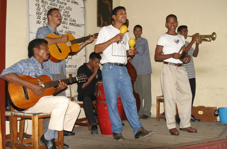 Live music in Baracoa, Cuba