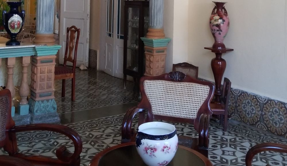 Traditional lounge in Trinidad, Cuba