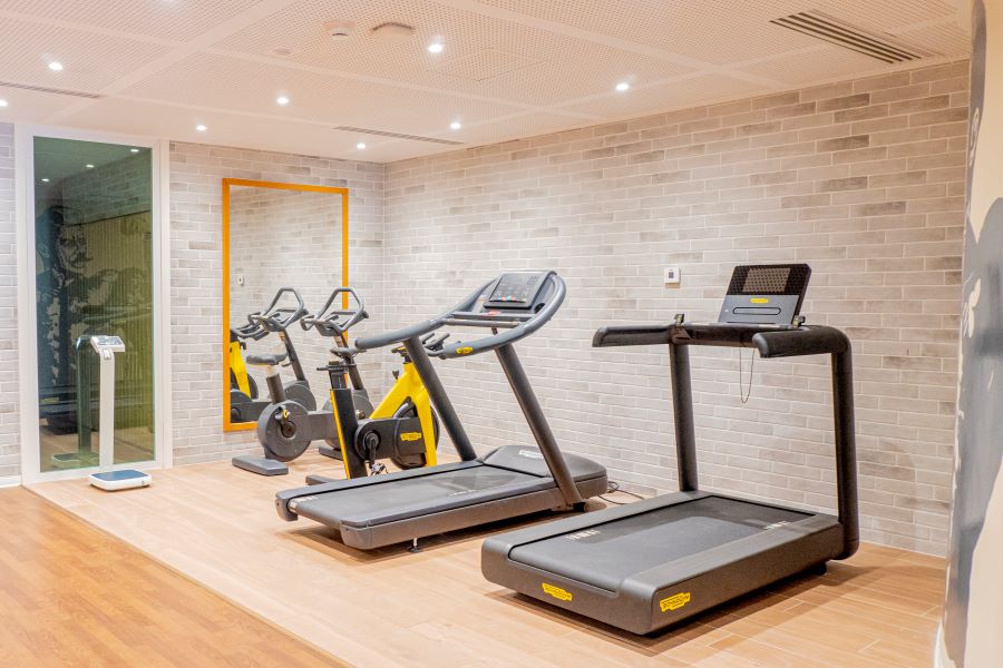 Hotel gym in Havana, Cuba